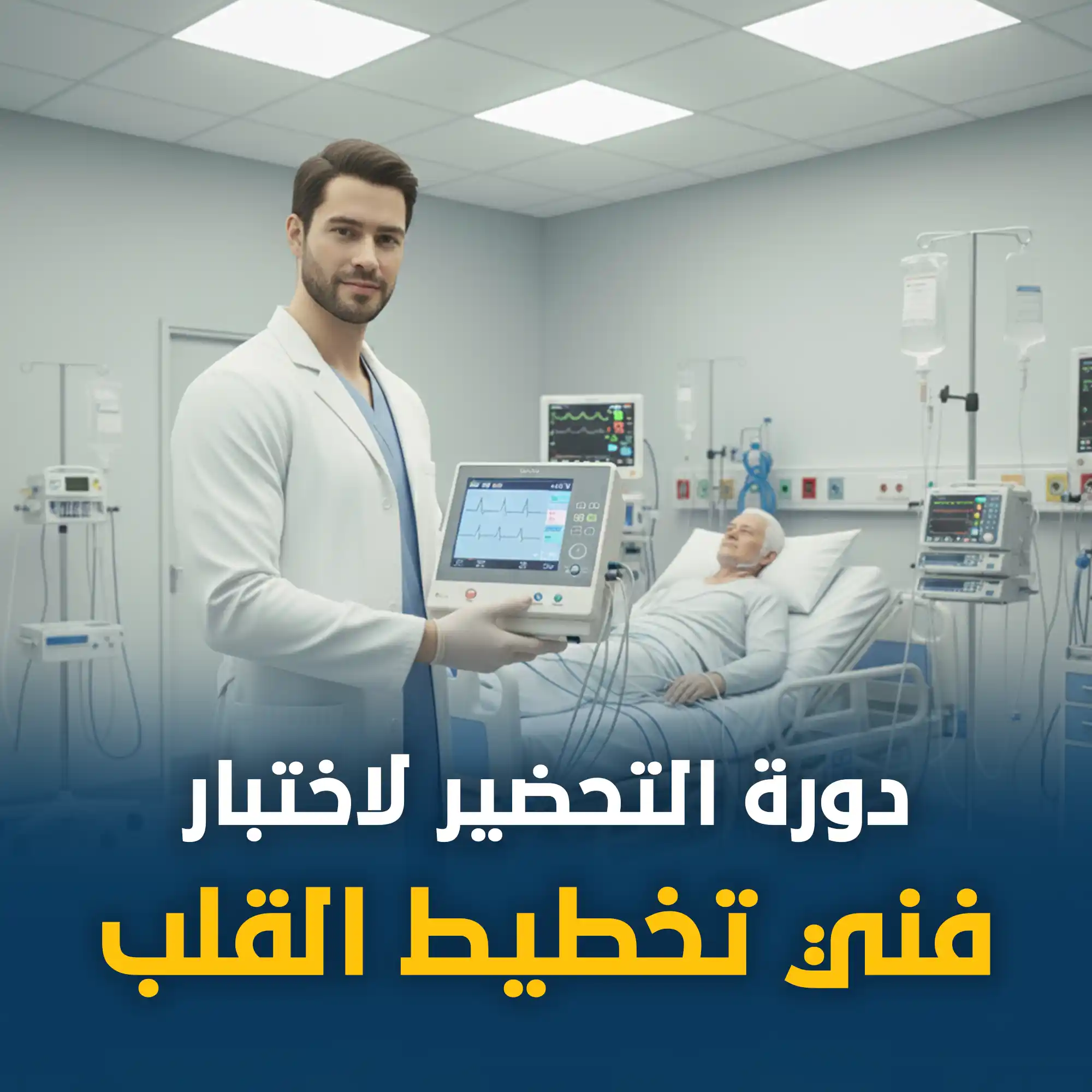 دورة التحضير لاختبار فني تخطيط القلب